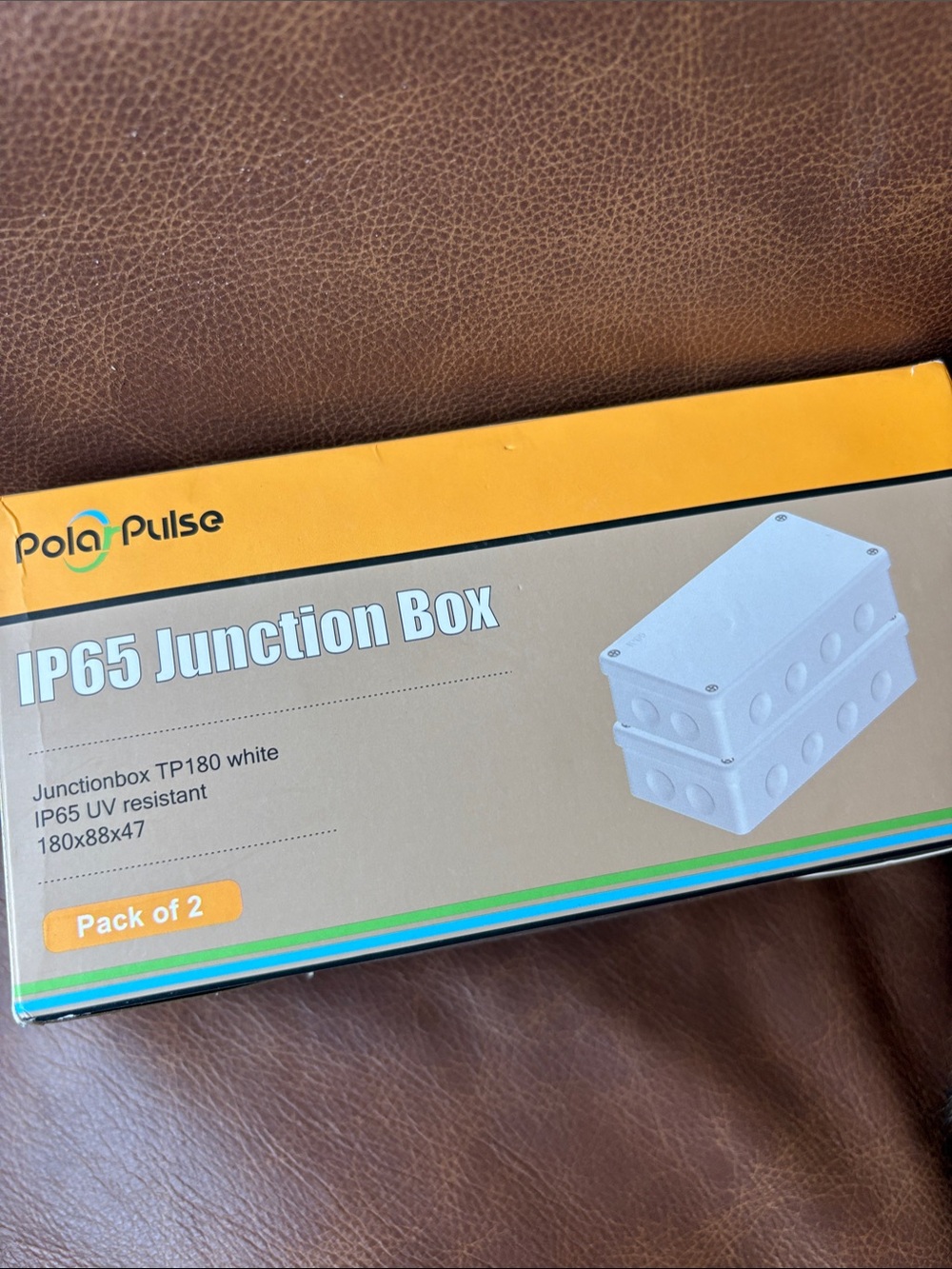 PolarPulse IP65 Junction Box - White (Pack of 2)